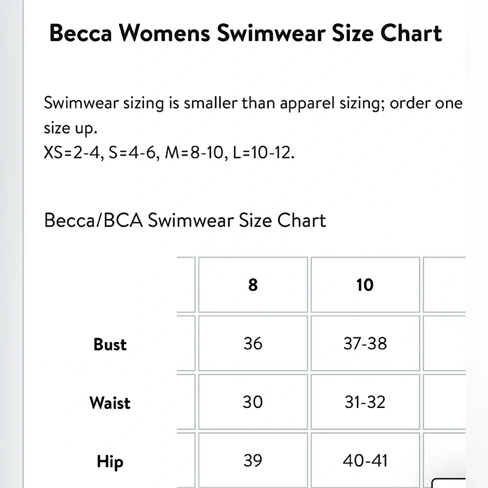 BECCA NWT Sexy Black/White One Piece Bathing Suit Swimsuit **Size M** 🔥🔥 - Picture 6 of 6
